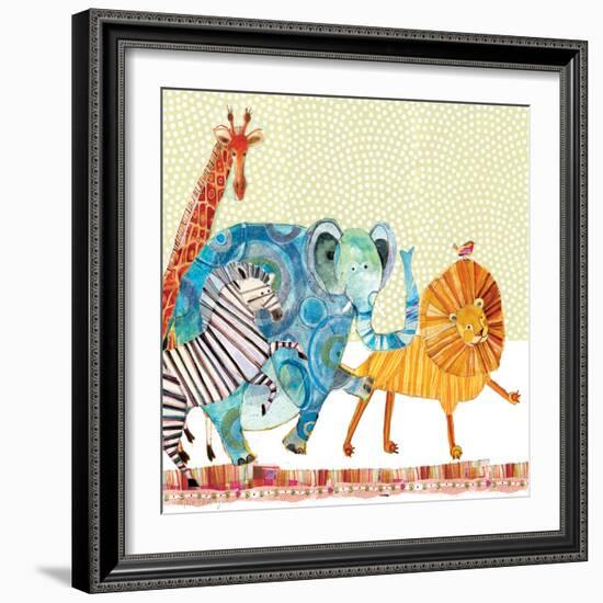 Safari Parade-Robbin Rawlings-Framed Premium Giclee Print