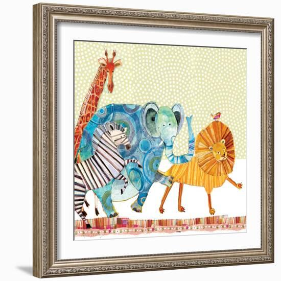 Safari Parade-Robbin Rawlings-Framed Art Print