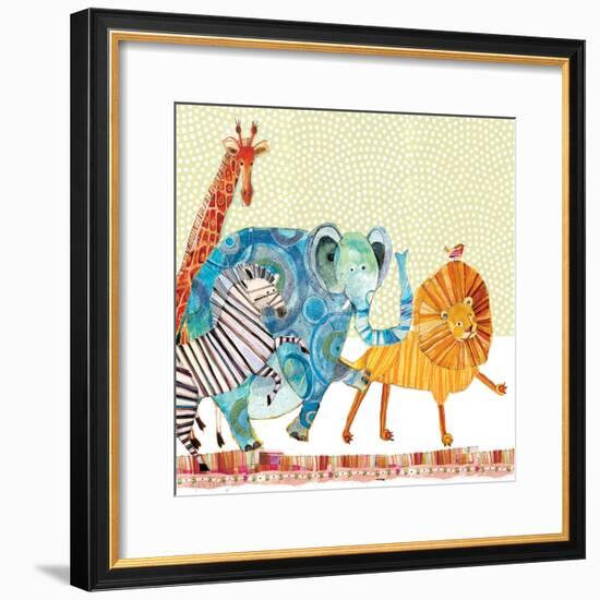 Safari Parade-Robbin Rawlings-Framed Art Print