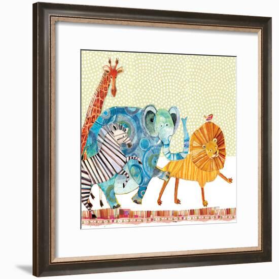 Safari Parade-Robbin Rawlings-Framed Art Print