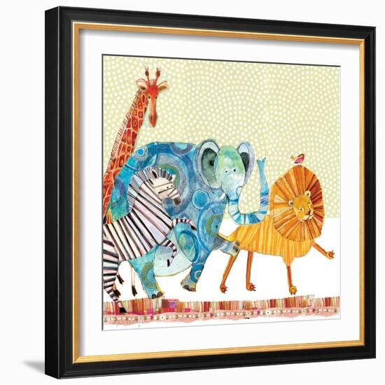 Safari Parade-Robbin Rawlings-Framed Art Print