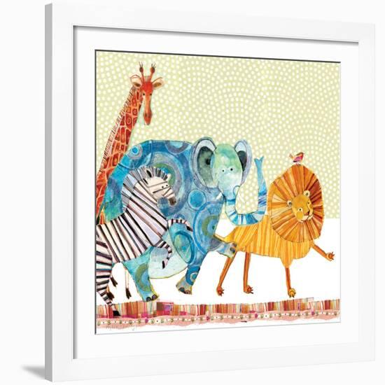 Safari Parade-Robbin Rawlings-Framed Giclee Print