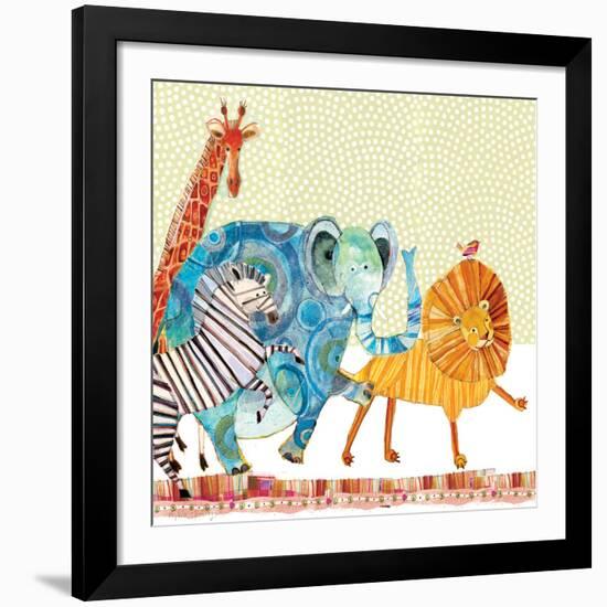 Safari Parade-Robbin Rawlings-Framed Giclee Print