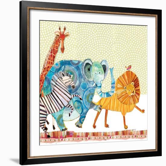 Safari Parade-Robbin Rawlings-Framed Giclee Print