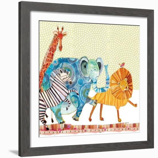 Safari Parade-Robbin Rawlings-Framed Giclee Print