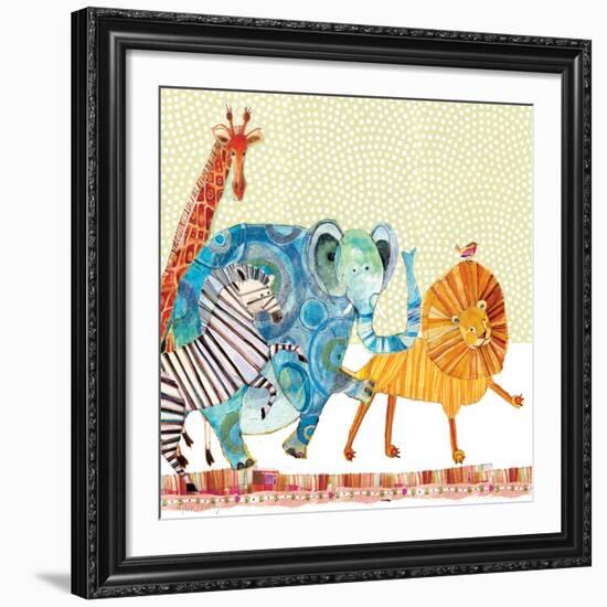 Safari Parade-Robbin Rawlings-Framed Giclee Print