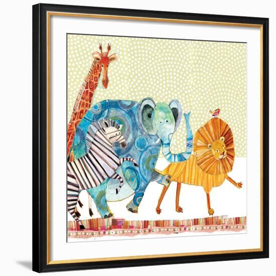 Safari Parade-Robbin Rawlings-Framed Giclee Print