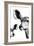 Safari Profile Collection - Antelope and Baby White Edition VI-Philippe Hugonnard-Framed Photographic Print