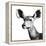 Safari Profile Collection - Antelope Impala Portrait White Edition VI-Philippe Hugonnard-Framed Premier Image Canvas