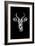 Safari Profile Collection - Antelope Portrait Black Edition-Philippe Hugonnard-Framed Photographic Print