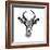 Safari Profile Collection - Antelope Portrait White Edition III-Philippe Hugonnard-Framed Photographic Print