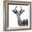 Safari Profile Collection - Antelope White Edition V-Philippe Hugonnard-Framed Photographic Print