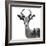 Safari Profile Collection - Antelope White Edition V-Philippe Hugonnard-Framed Photographic Print