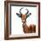Safari Profile Collection - Antelope White Edition VI-Philippe Hugonnard-Framed Photographic Print