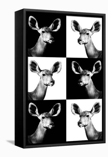 Safari Profile Collection - Antelopes Impalas Portraits-Philippe Hugonnard-Framed Premier Image Canvas