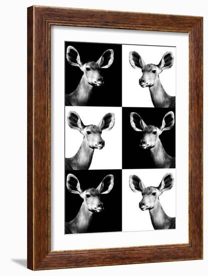 Safari Profile Collection - Antelopes Impalas Portraits-Philippe Hugonnard-Framed Photographic Print