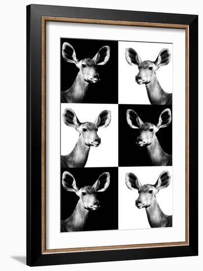 Safari Profile Collection - Antelopes Impalas Portraits-Philippe Hugonnard-Framed Photographic Print