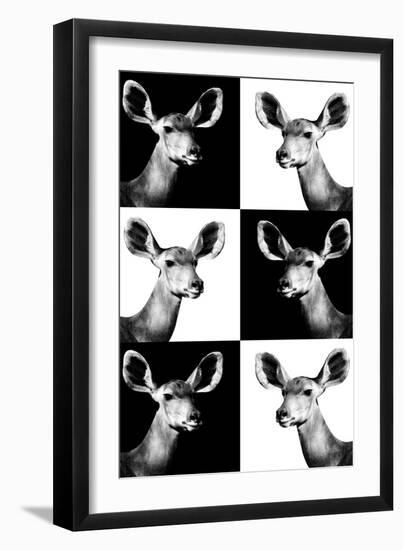 Safari Profile Collection - Antelopes Impalas Portraits-Philippe Hugonnard-Framed Photographic Print