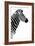 Safari Profile Collection - Zebra White Edition III-Philippe Hugonnard-Framed Photographic Print