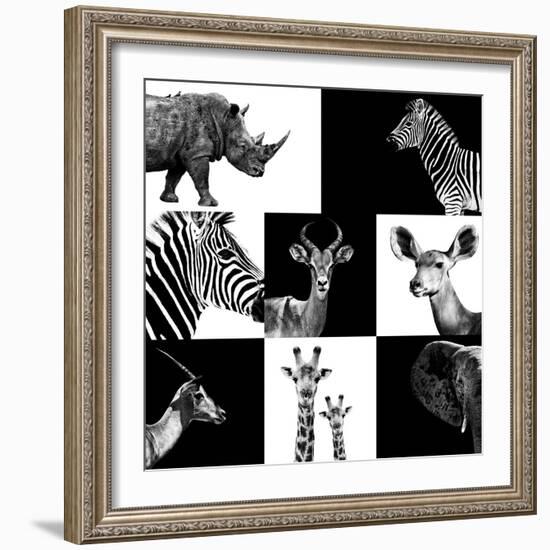 Safari Profile Collection-Philippe Hugonnard-Framed Photographic Print