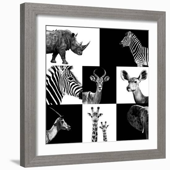 Safari Profile Collection-Philippe Hugonnard-Framed Photographic Print