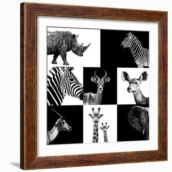 Safari Profile Collection-Philippe Hugonnard-Framed Photographic Print