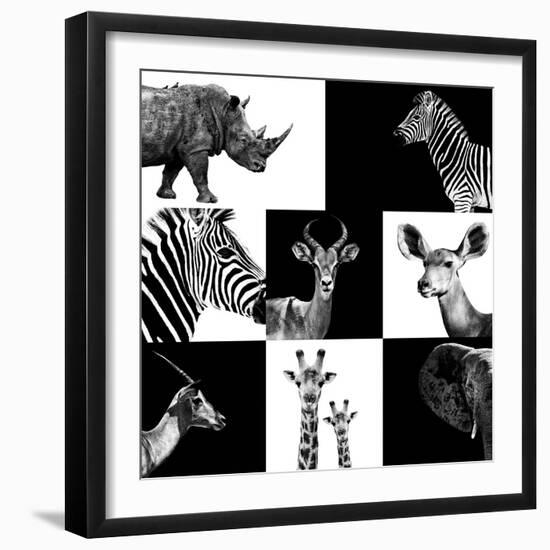 Safari Profile Collection-Philippe Hugonnard-Framed Photographic Print