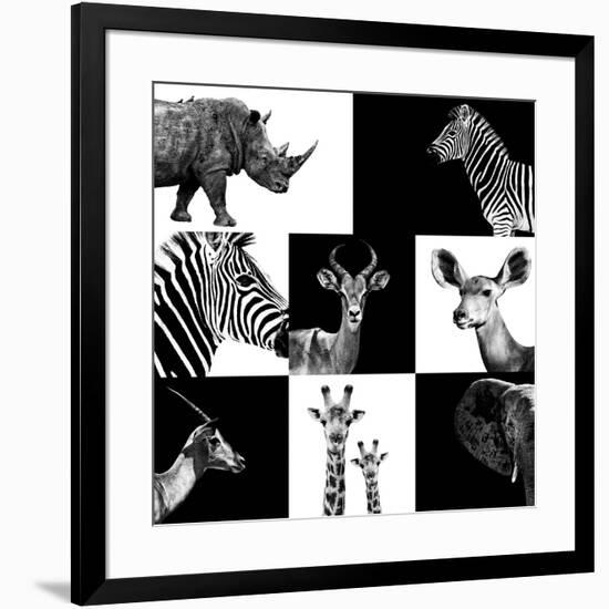 Safari Profile Collection-Philippe Hugonnard-Framed Premium Photographic Print