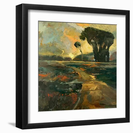 Safari Road-Stevens Allayn-Framed Art Print