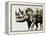 Safari Scenes II-Sydney Edmunds-Framed Premier Image Canvas