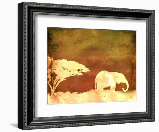 Safari Sunrise I-Pam Ilosky-Framed Art Print