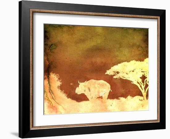 Safari Sunrise II-Pam Ilosky-Framed Art Print