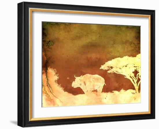 Safari Sunrise II-Pam Ilosky-Framed Art Print