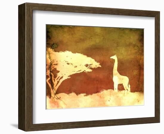 Safari Sunrise IV-Pam Ilosky-Framed Art Print