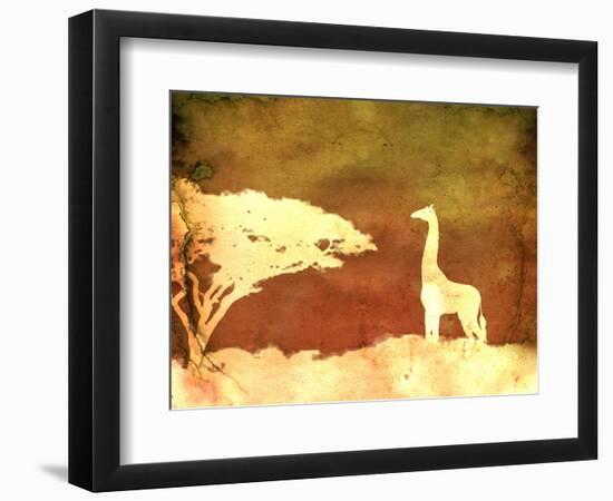 Safari Sunrise IV-Pam Ilosky-Framed Art Print