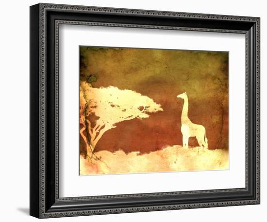 Safari Sunrise IV-Pam Ilosky-Framed Art Print