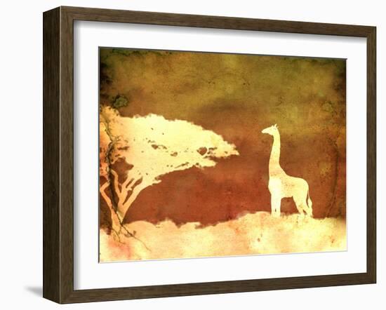 Safari Sunrise IV-Pam Ilosky-Framed Art Print