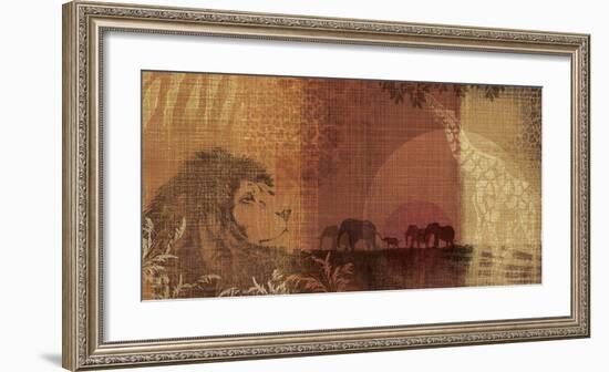 Safari Sunset II-Tandi Venter-Framed Giclee Print