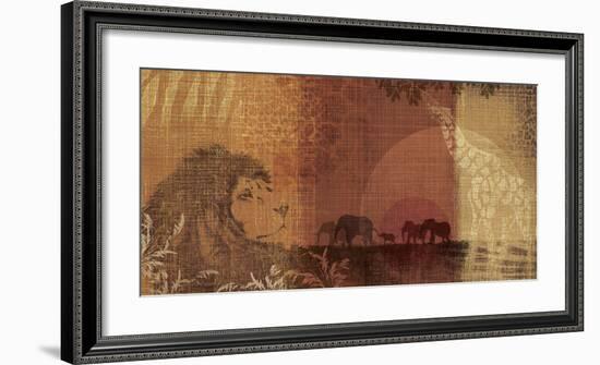 Safari Sunset II-Tandi Venter-Framed Giclee Print