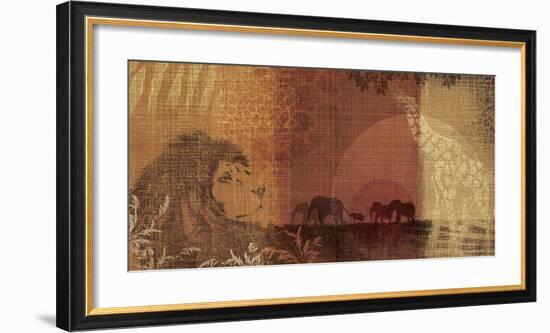 Safari Sunset II-Tandi Venter-Framed Giclee Print