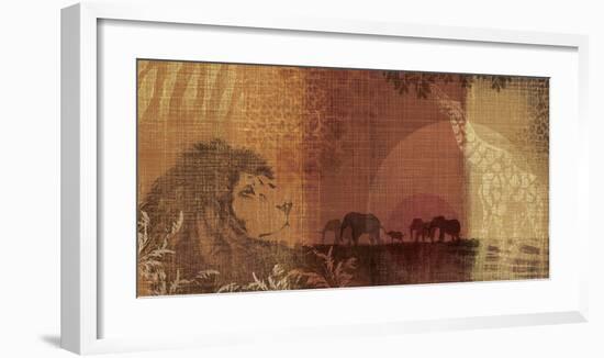 Safari Sunset II-Tandi Venter-Framed Giclee Print