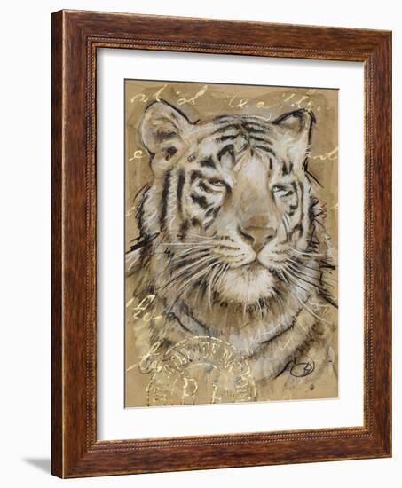 Safari Tiger-Chad Barrett-Framed Art Print