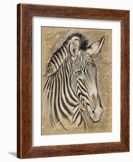 Safari Zebra-Chad Barrett-Framed Art Print