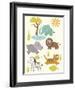 Safari Zoo-Rachel Gresham-Framed Giclee Print