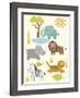 Safari Zoo-Rachel Gresham-Framed Giclee Print