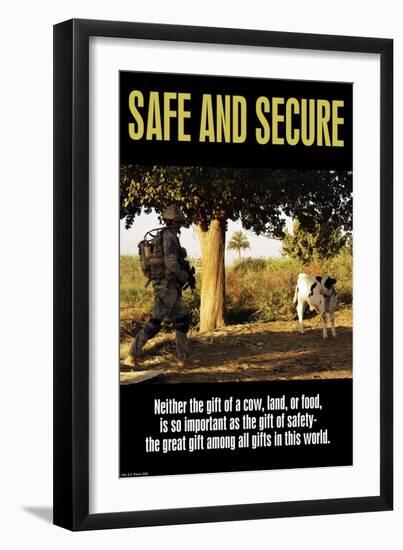 Safe and Secure-Wilbur Pierce-Framed Art Print