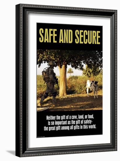 Safe and Secure-Wilbur Pierce-Framed Art Print