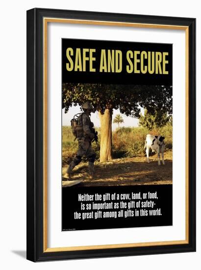 Safe and Secure-Wilbur Pierce-Framed Art Print