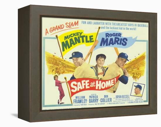 Safe At Home, 1962-null-Framed Stretched Canvas