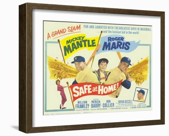 Safe At Home, 1962-null-Framed Art Print